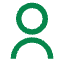 Green glasses icon